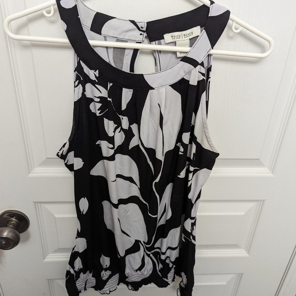 White house Black market WhBm Women Size medium shirt - Picture 4 of 7